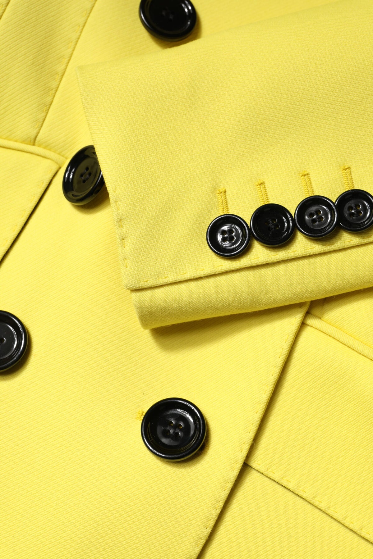Trench Dolce & Gabbana femme croisé en laine vierge jaune – JKT41446