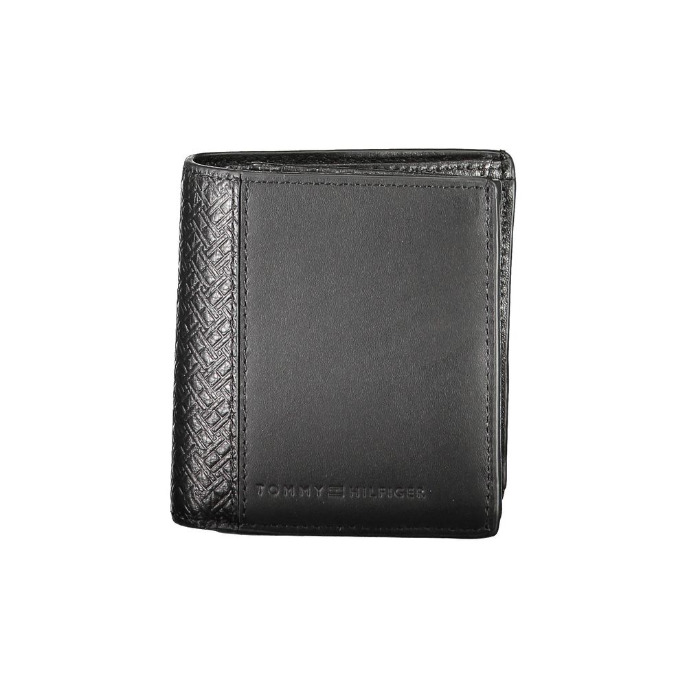 Tommy Hilfiger Nero Leather Portefeuille Homme En Cuir Premium Pour Un Style Sophistiqué