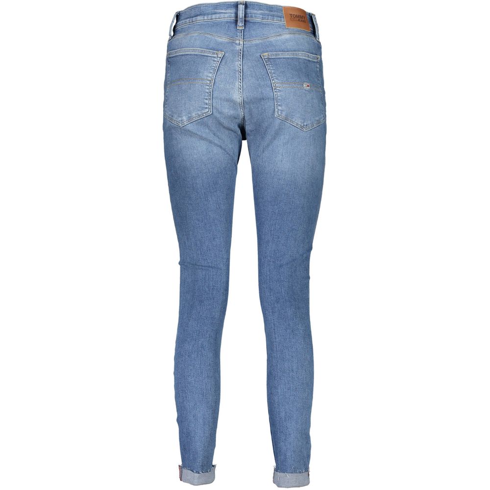 Jean Tommy Hilfiger femme Sylvia super skinny en coton bleu clair – TO-22738