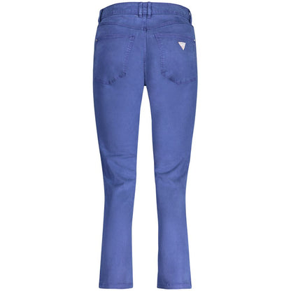 Jean Guess Jeans femme skinny taille haute en coton bleu – GU-33366
