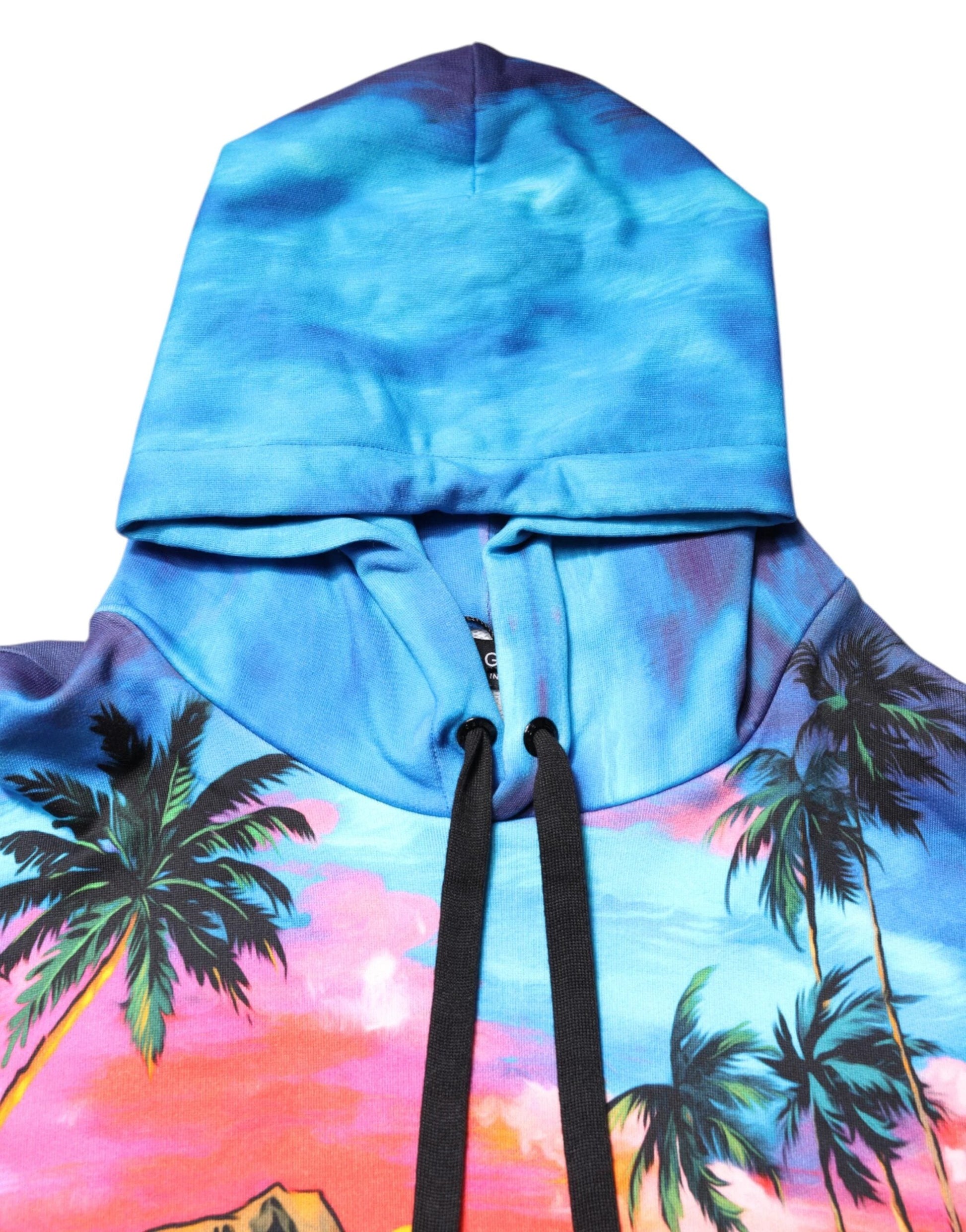 Dolce & Gabbana Multicolor Print Hooded Sweatshirt Sweater by Dolce & Gabbana