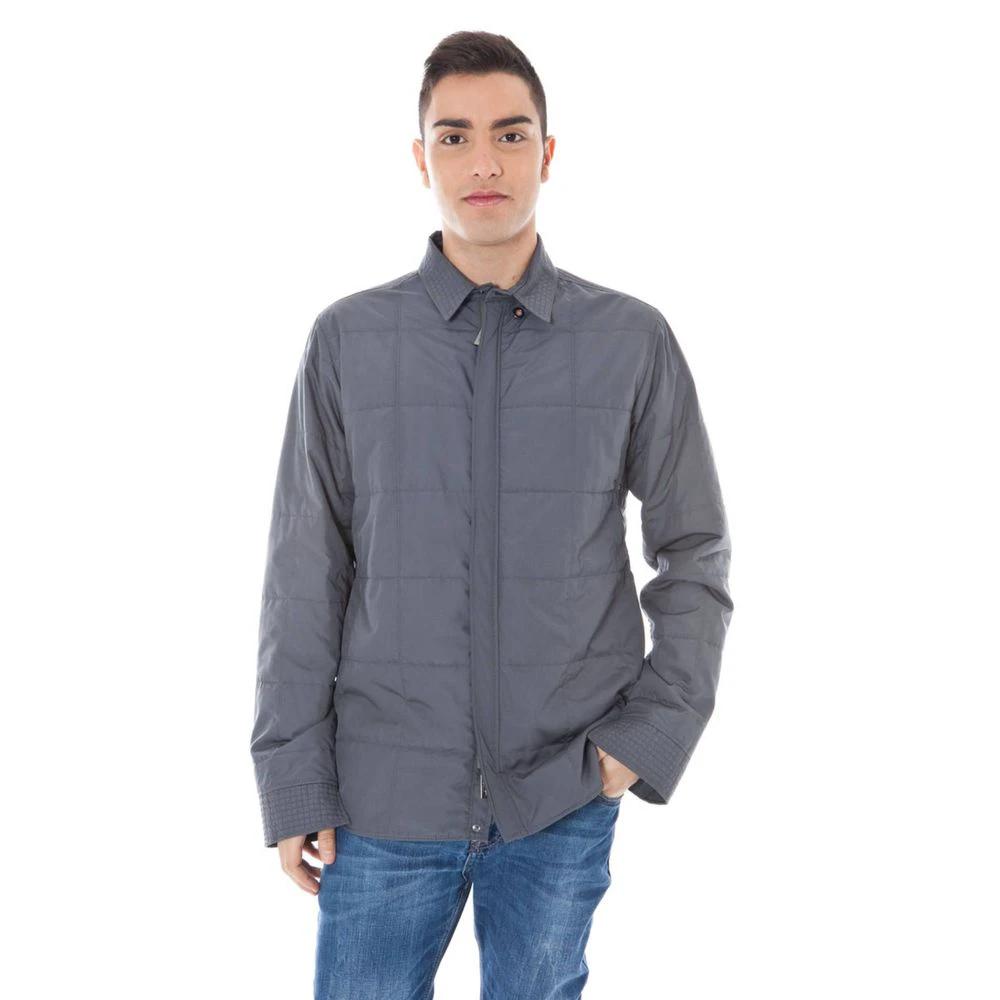 Calvin Klein Grigio Polyester Men's Jacket by Calvin Klein
