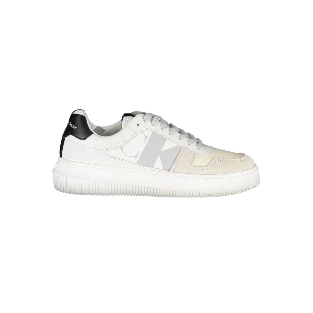 Calvin Klein Bianco Leather Women Sneaker by Calvin Klein