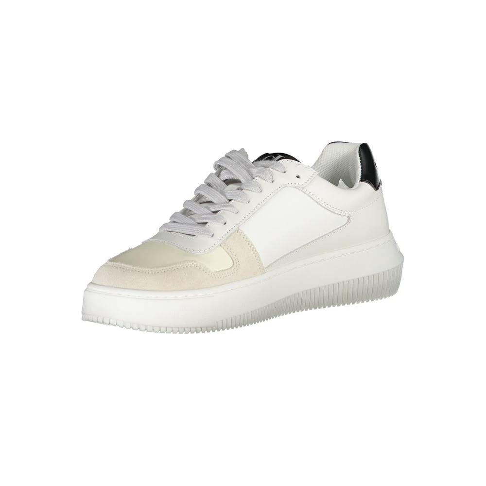 Calvin Klein Bianco Leather Women Sneaker by Calvin Klein