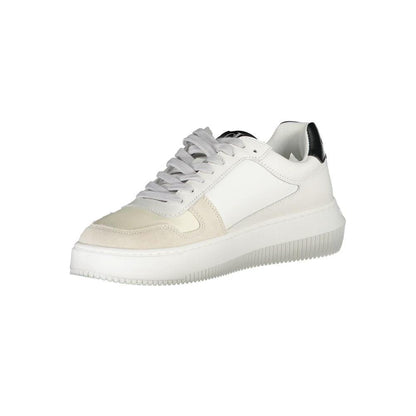 Calvin Klein Bianco Leather Women Sneaker by Calvin Klein