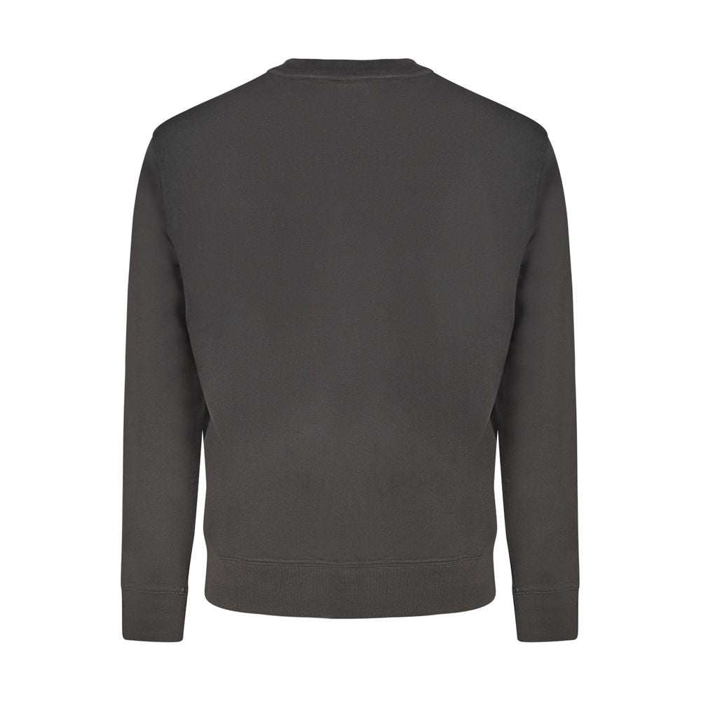 Sweat-shirt Hugo Boss homme col rond en coton noir – BO-33922