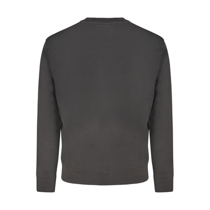 Sweat-shirt Hugo Boss homme col rond en coton noir – BO-33922