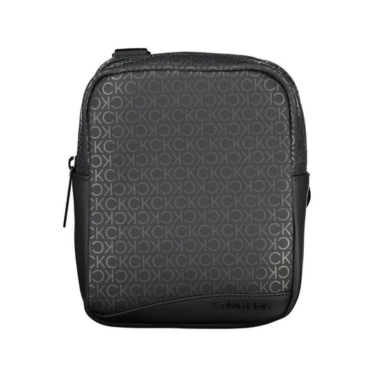 Calvin Klein Black Polyester Men Shoulder Bag by Calvin Klein