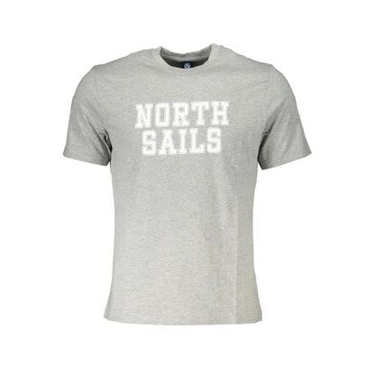 North Sails Grigio Cotton Men T-Shirt by North Sails