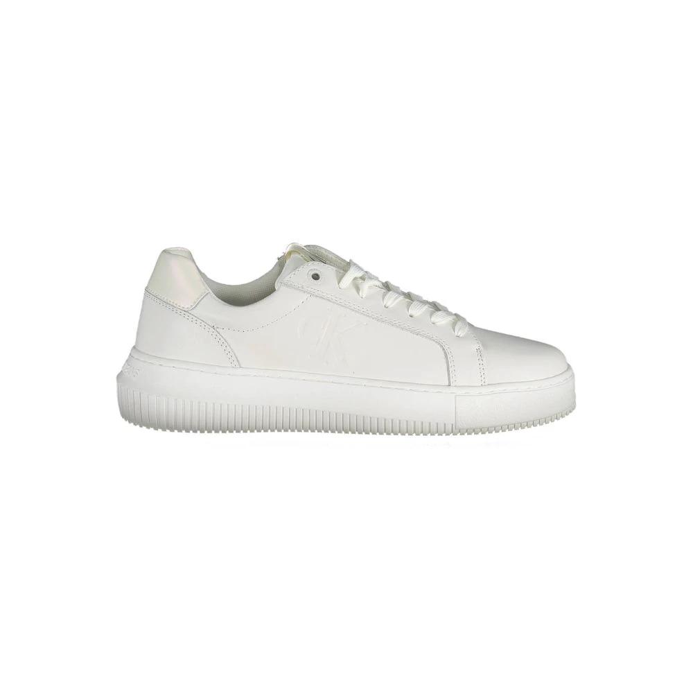 Calvin Klein Bianco Leather Women Sneaker by Calvin Klein