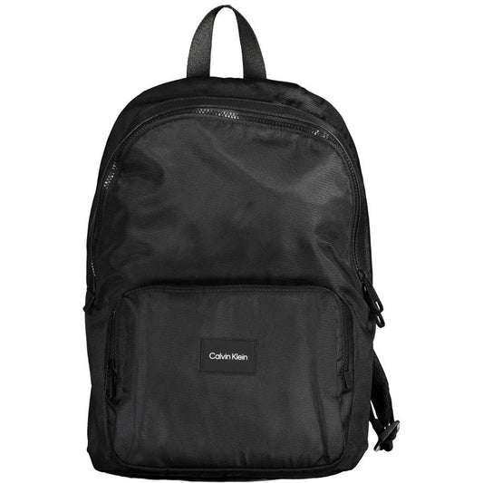 Calvin Klein Black Polyester Men's Backpack by Calvin Klein