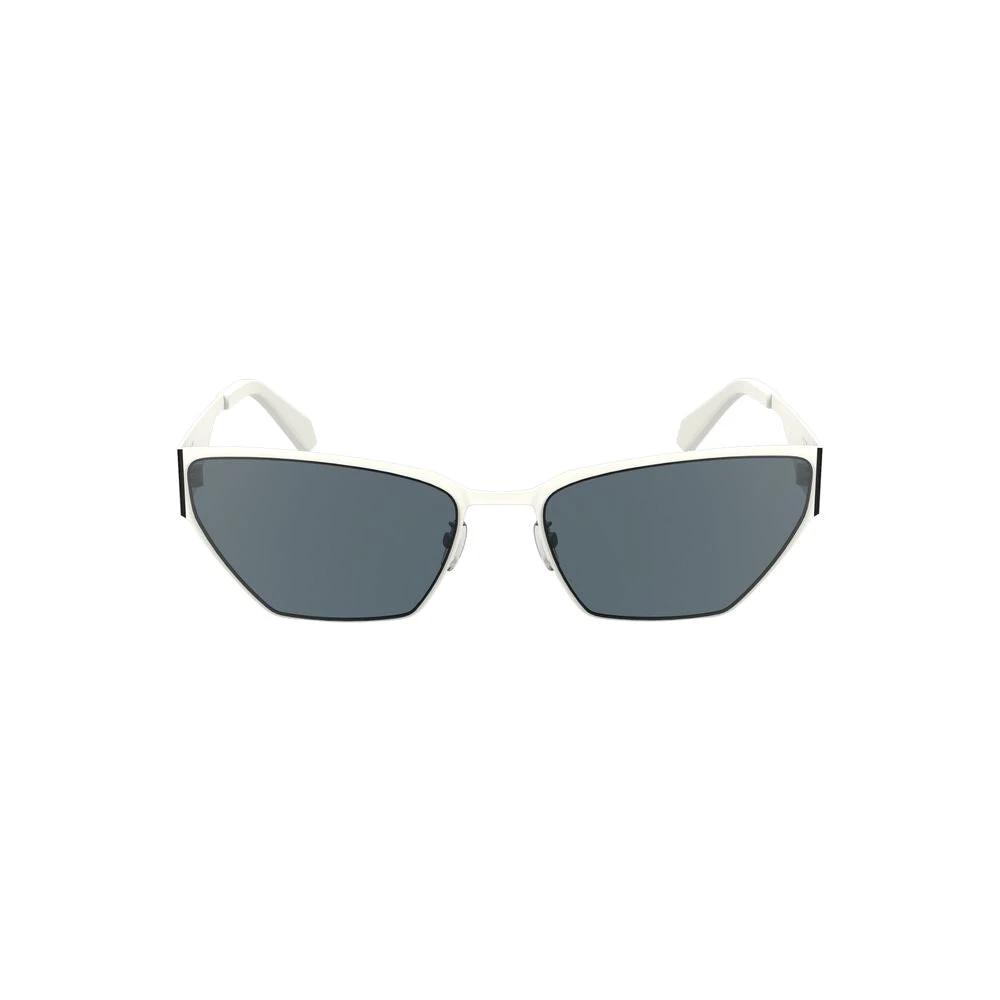 Calvin Klein White Metal Women Sunglasses by Calvin Klein