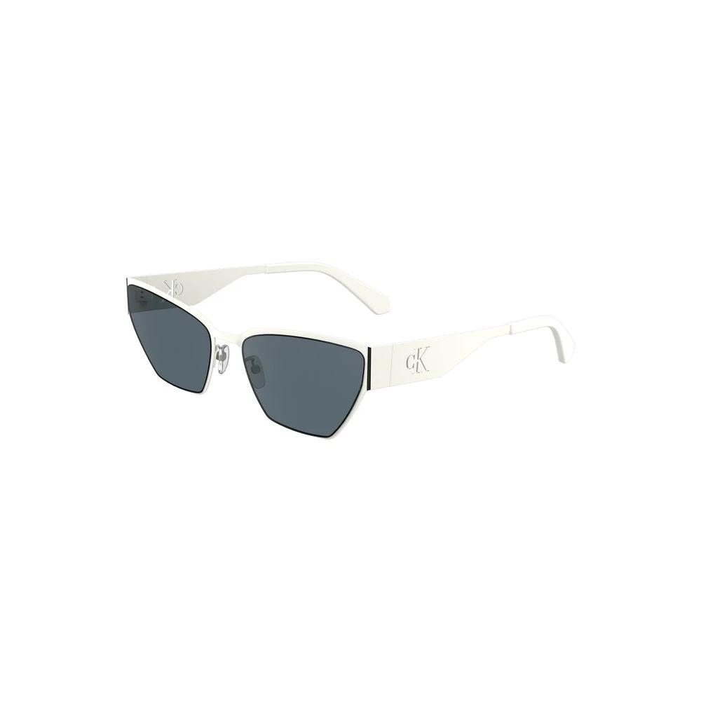 Calvin Klein White Metal Women Sunglasses by Calvin Klein