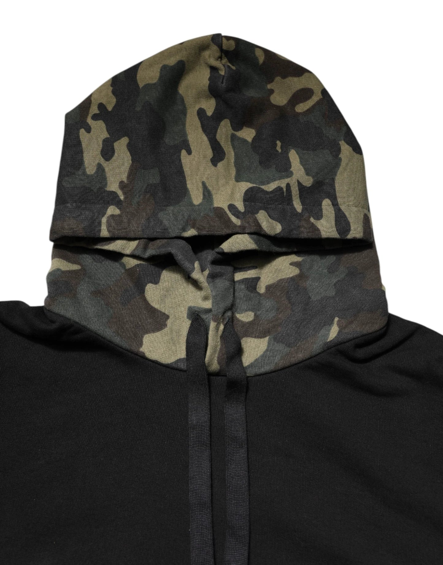 Dolce & Gabbana Black Camouflage Hooded Sweatshirt Sweater by Dolce & Gabbana