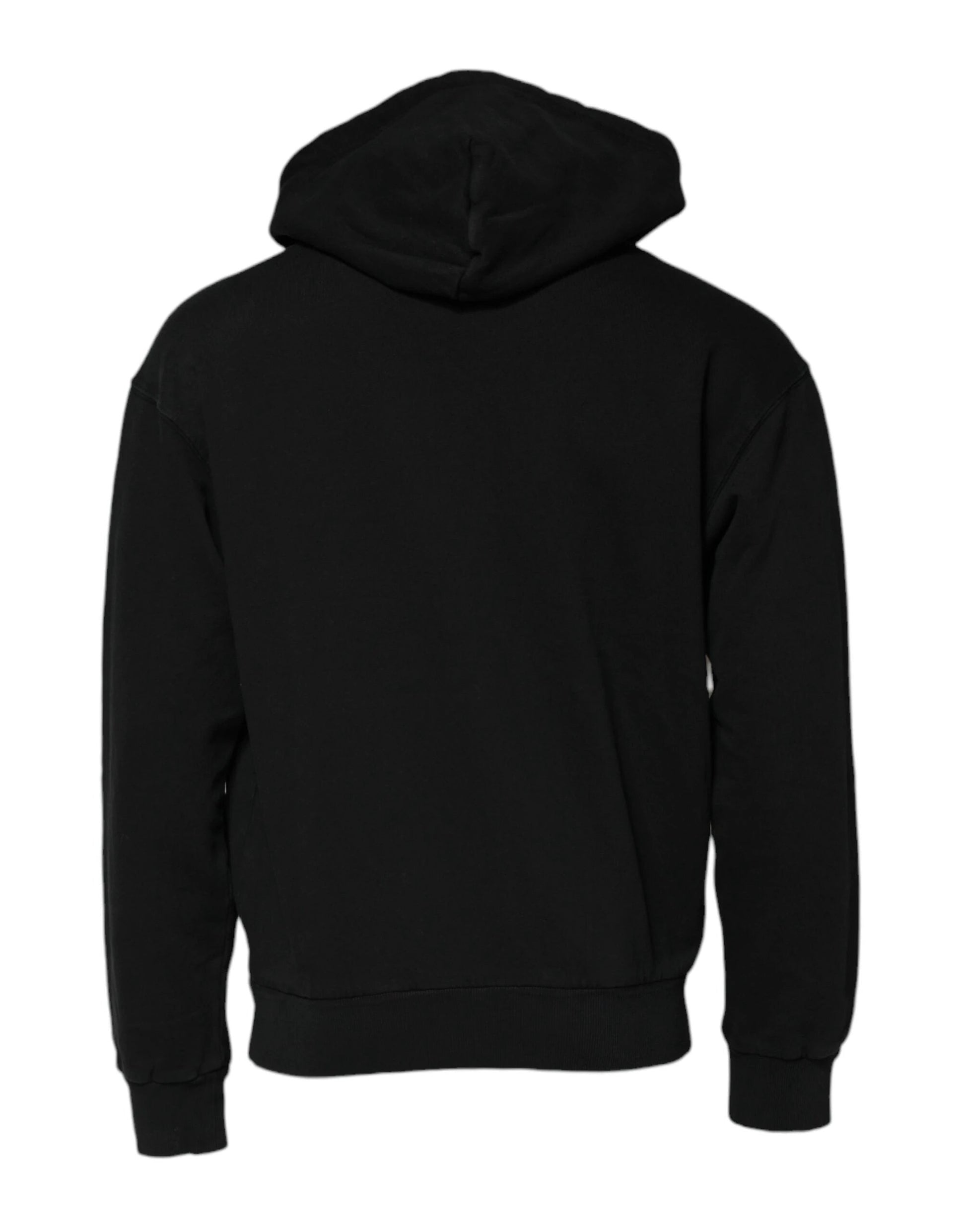 Dolce & Gabbana Black Logo Full Zip Hooded Men Sweatshirt Sweater by Dolce & Gabbana