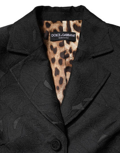 Trench Dolce & Gabbana femme long droit en polyester noir – KOS2319