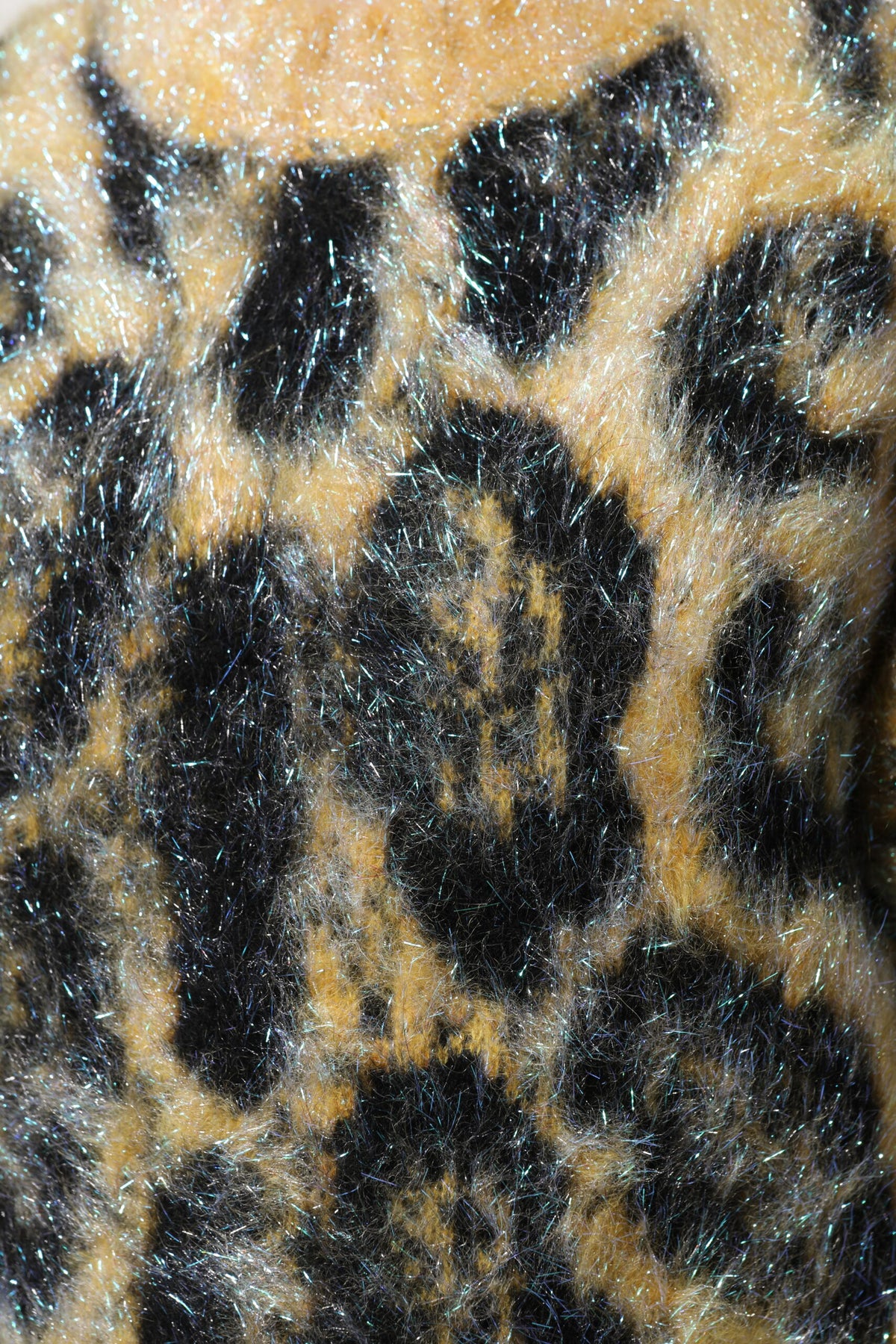 Pull Dolce & Gabbana femme léopard en mohair multicolore – TSH90442