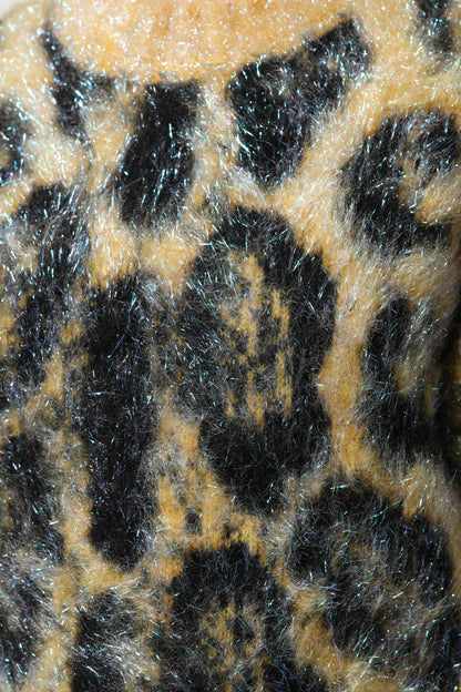 Pull Dolce & Gabbana femme léopard en mohair multicolore – TSH90442