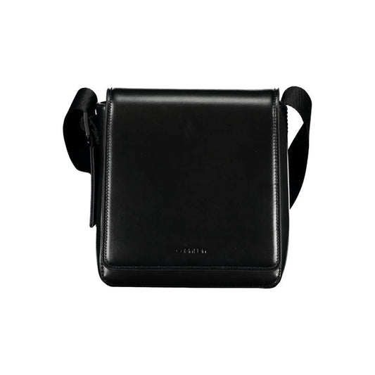 Calvin Klein Black Polyester Men Shoulder Bag by Calvin Klein