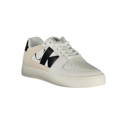 Calvin Klein Bianco Polyurethane Men Sneaker