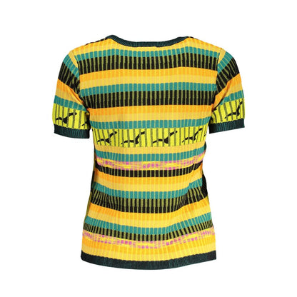 T-shirt Desigual femme en viscose jaune – DE-37737