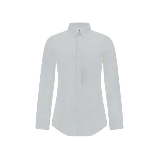 Dolce & Gabbana White Elastane Dress Shirt by Dolce & Gabbana