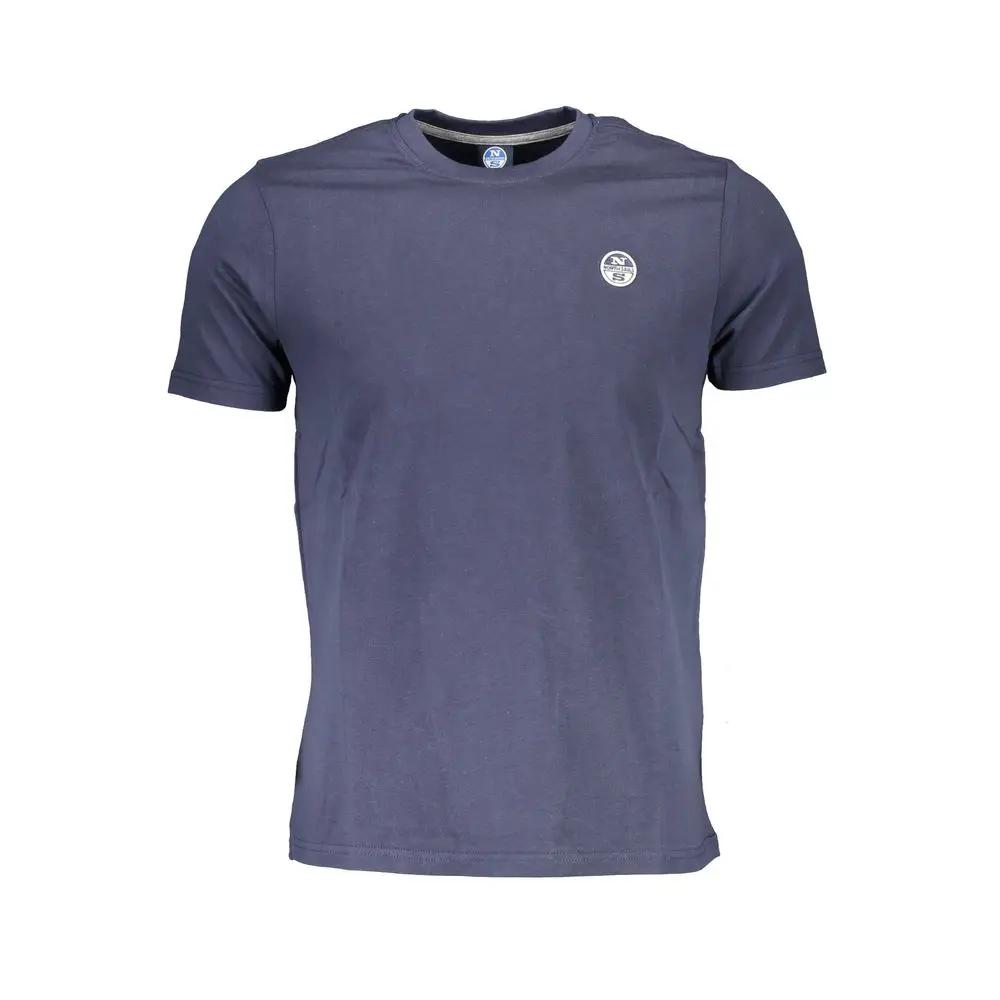 North Sails Blu Cotton Men T-Shirt by North Sails