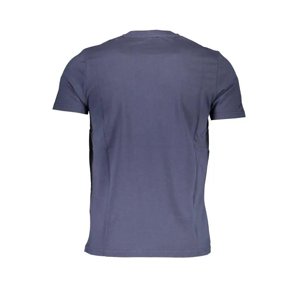 North Sails Blu Cotton Men T-Shirt by North Sails