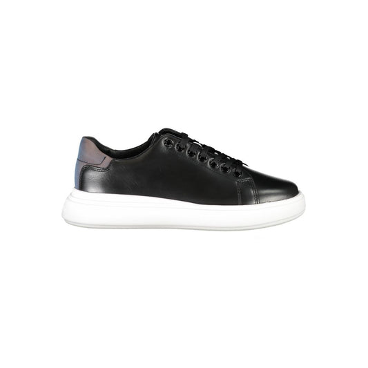Baskets Calvin Klein femme en cuir noir – CA-25092
