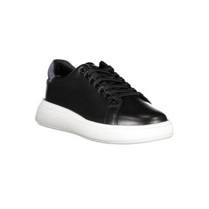 Baskets Calvin Klein femme en cuir noir – CA-25092