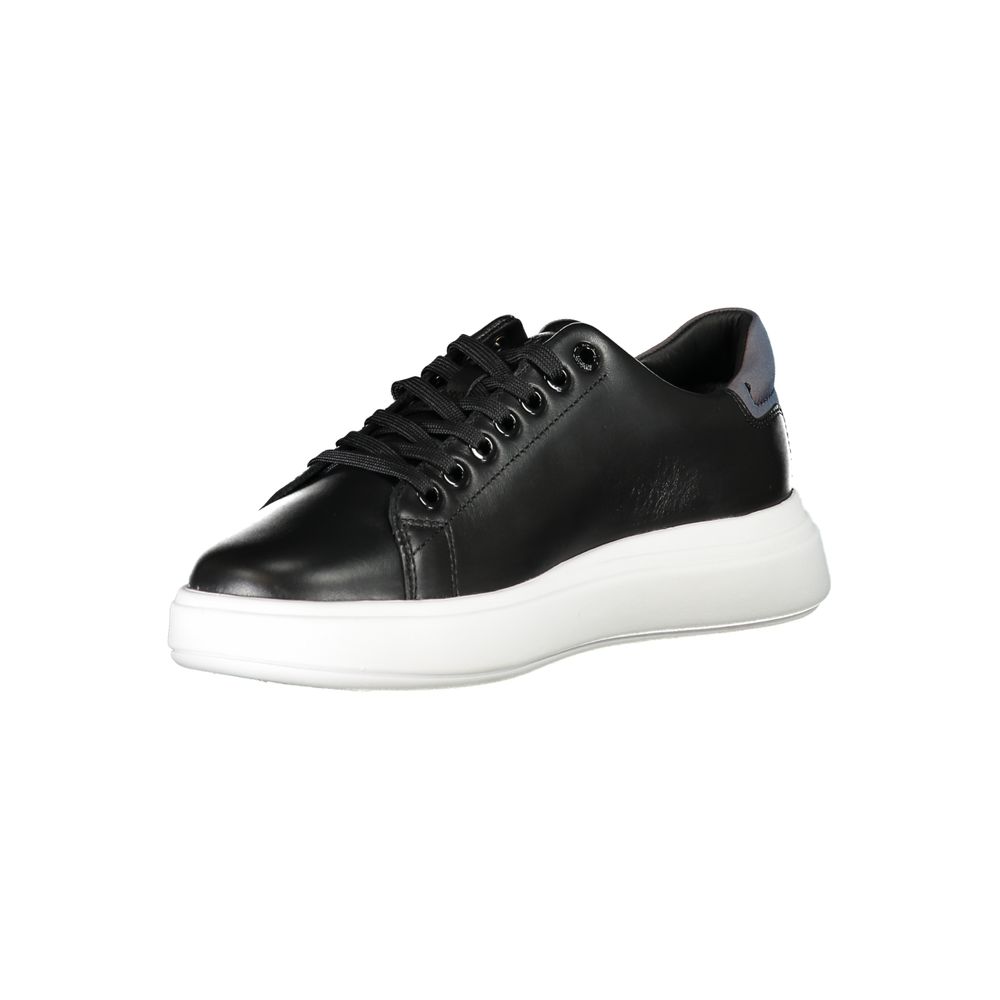 Baskets Calvin Klein femme en cuir noir – CA-25092