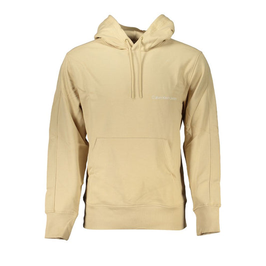 Sweat à capuche Calvin Klein homme en coton beige – CA-27215