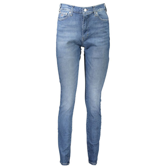 Jean Tommy Hilfiger femme skinny en coton bleu – TO-27246