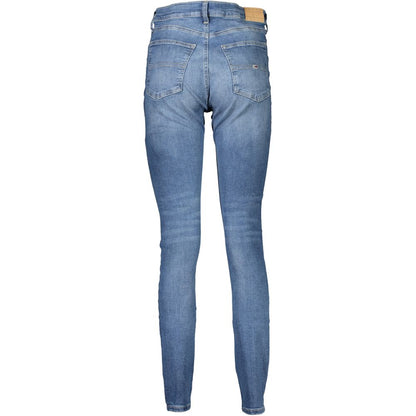 Jean Tommy Hilfiger femme skinny en coton bleu – TO-27246
