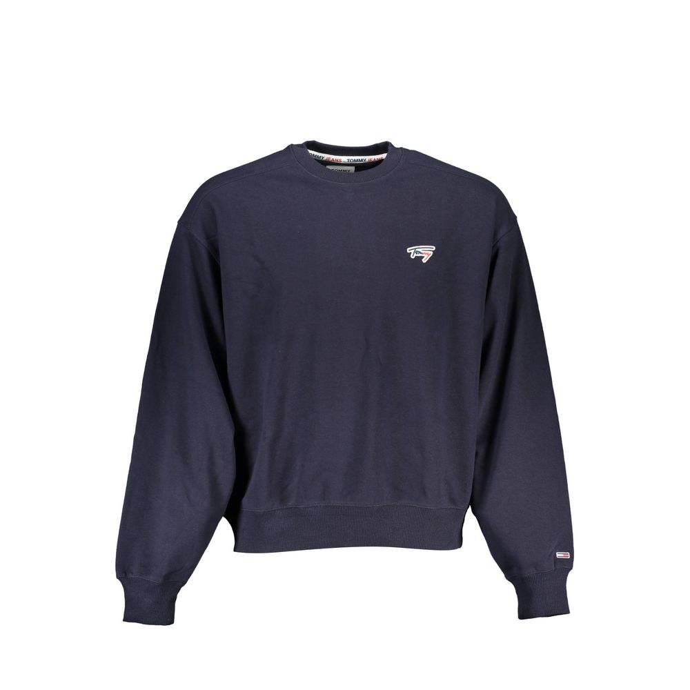 Sweat-shirt Tommy Hilfiger homme col rond en coton bleu – TO-27708