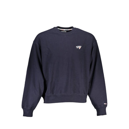 Sweat-shirt Tommy Hilfiger homme col rond en coton bleu – TO-27708
