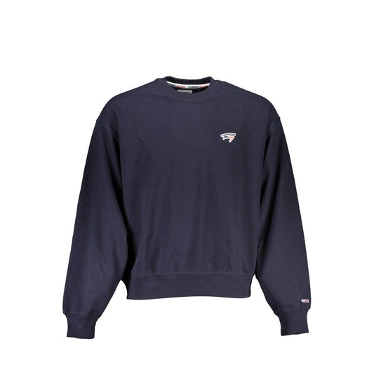 Sweat-shirt Tommy Hilfiger homme col rond en coton bleu – TO-27708