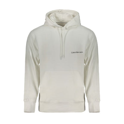 Sweat à capuche Calvin Klein homme en coton blanc – CA-29539