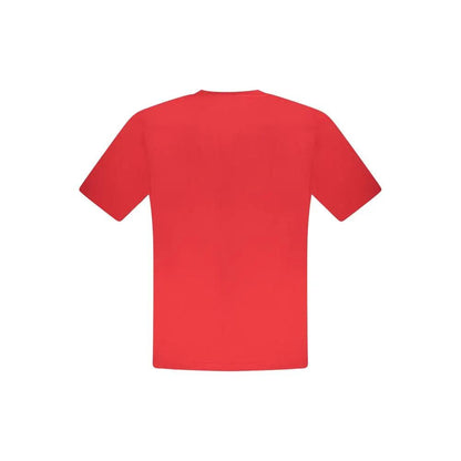 North Sails Rosso Cotton Men T-Shirt by North Sails