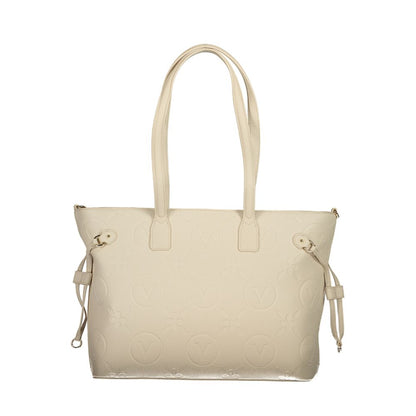 Valentino Beige Polyethylene Handbag
