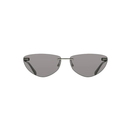 Calvin Klein Black Metal Women Sunglass by Calvin Klein
