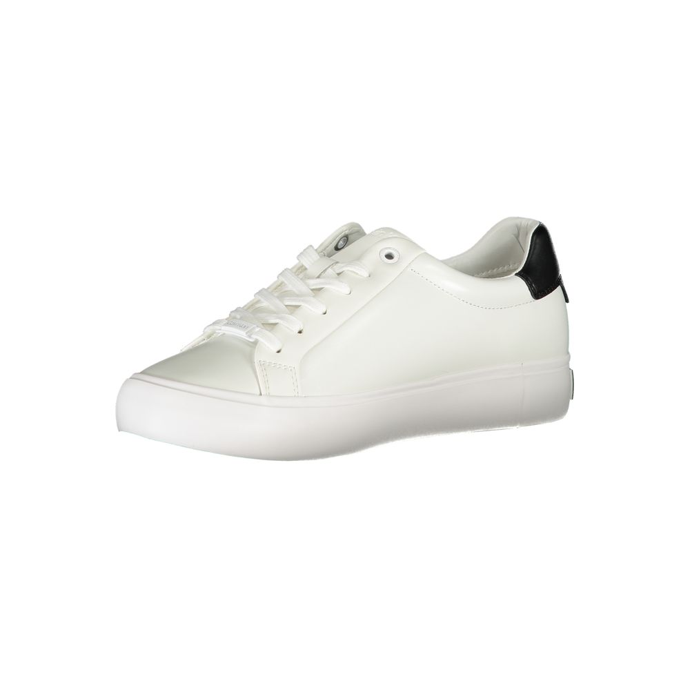 Calvin Klein Bianco Leather Women Sneaker