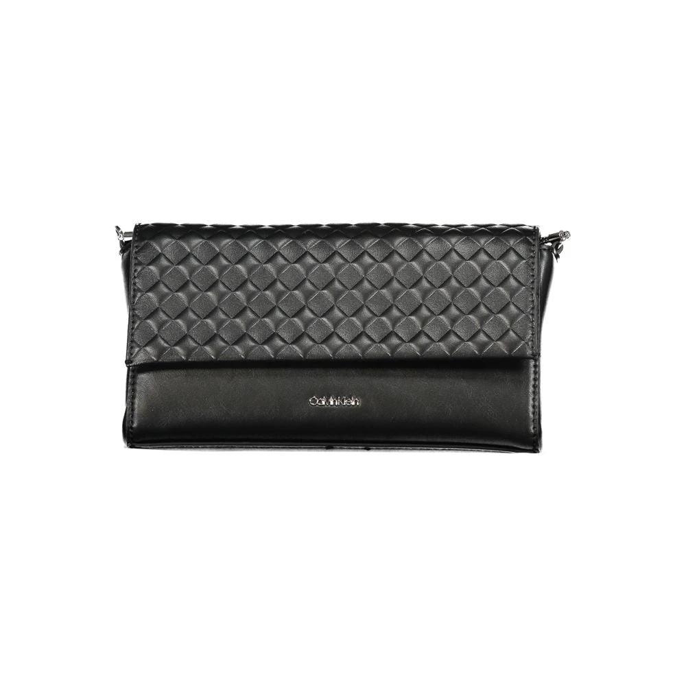 Calvin Klein "Black Polyester Women Shoulder Bag" by Calvin Klein