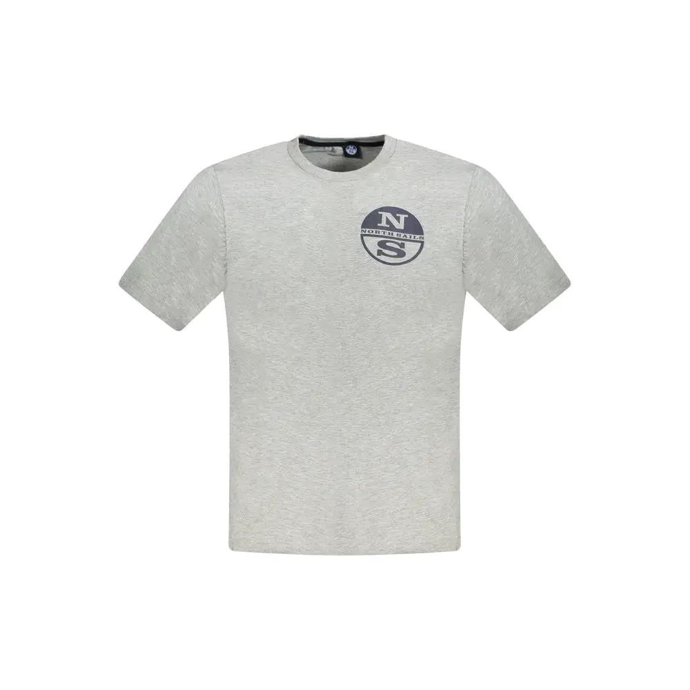 North Sails Gray Cotton Men's T-Shirt by North Sails