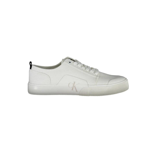 Calvin Klein Bianco Cotton Men Sneaker