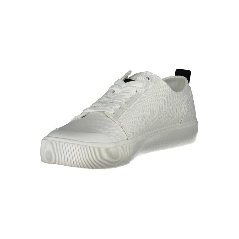 Calvin Klein Bianco Cotton Men Sneaker by Calvin Klein