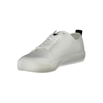 Calvin Klein Bianco Cotton Men Sneaker by Calvin Klein