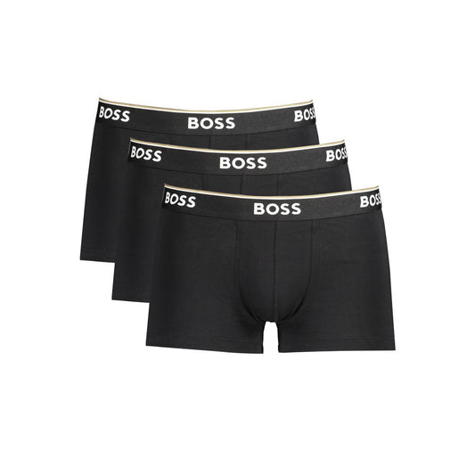 Hugo Boss Black Cotton Men's Boxer Briefs