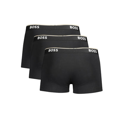 Hugo Boss Black Cotton Men's Boxer Briefs