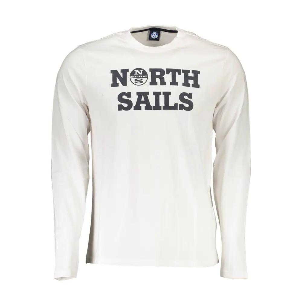North Sails Bianco Cotton Men T-Shirt by North Sails